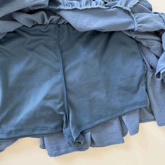 TALULAH Blue Mini Skirt - Picture 4 of 6